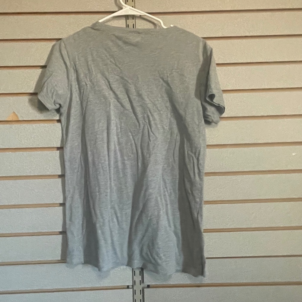 Roper Womens Heather Grey Western Steer Skull Graphic T-Shirt Large Short Sleeve - Picture 4 of 4